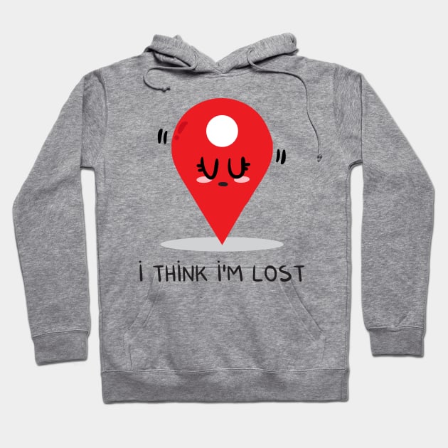 I think I'm lost Hoodie by adrianserghie